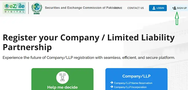 SECP company registration online