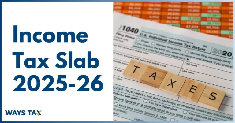 Income Tax Slab 2025-2026