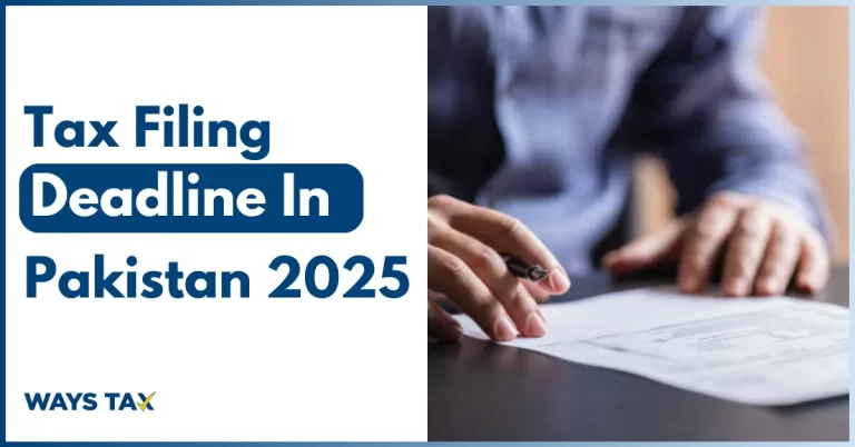 Tax Filing Deadline In Pakistan