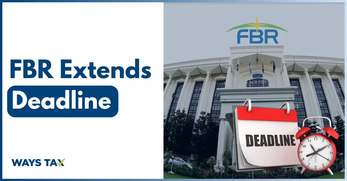 FBR Extends Deadline