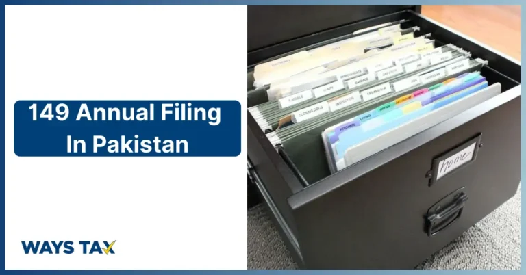An open black office drawer filled with neatly organized hanging file folders, representing the 149 Annual Filing Service provided by WaysTax.